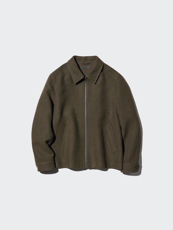 Single Collar Short Blouson