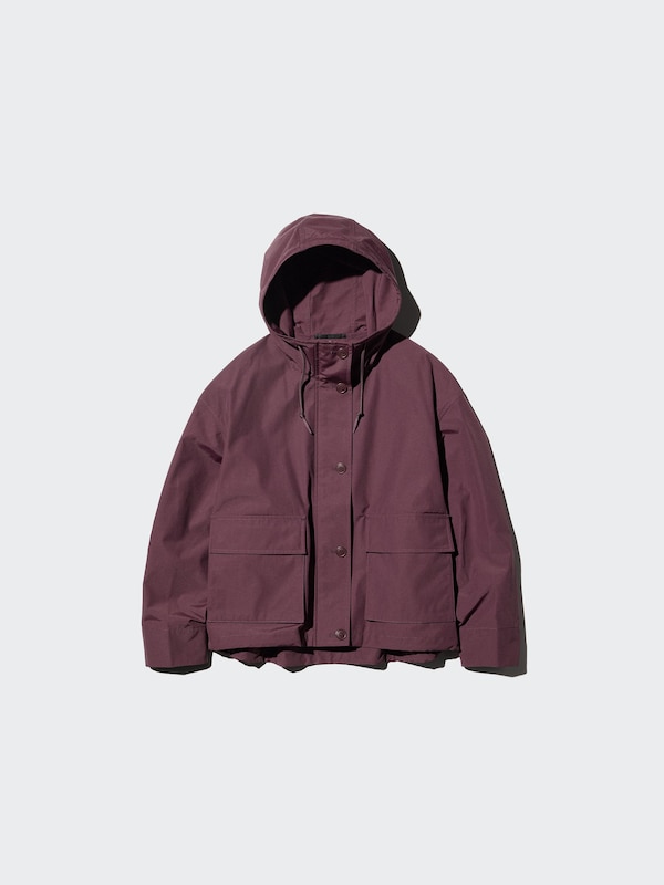 Parka utilitaire en coton mélangé