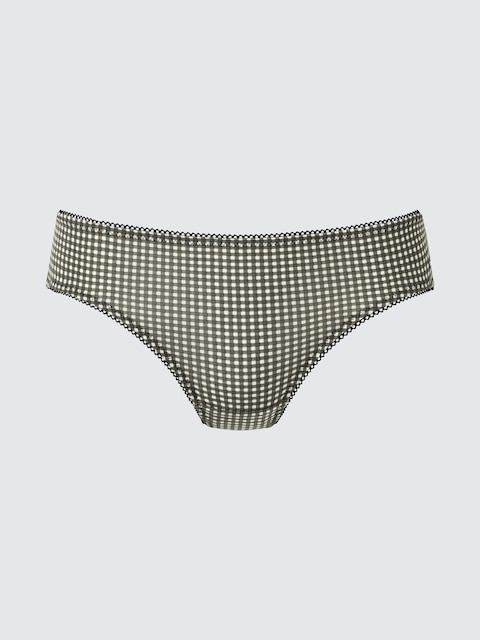 Uniqlo Mid-Rise Bikini Briefs | Gingham