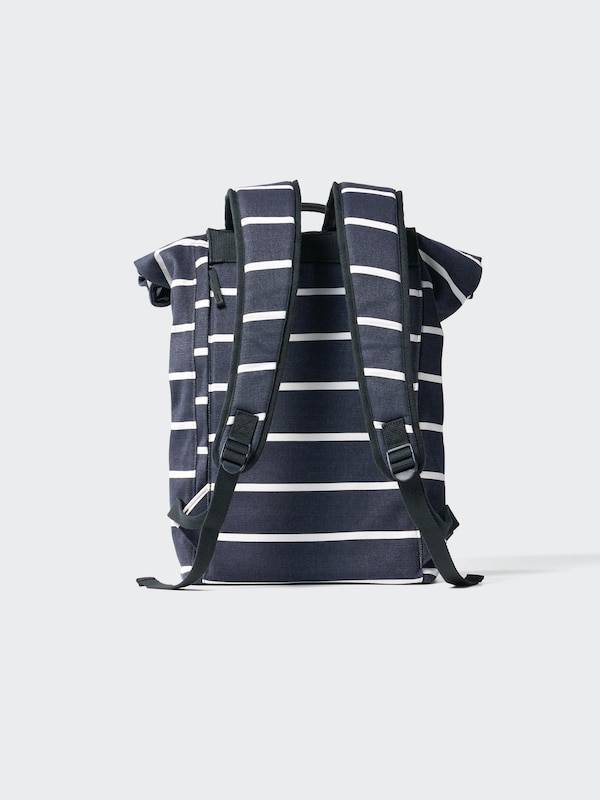 Roll Top Backpack | Striped