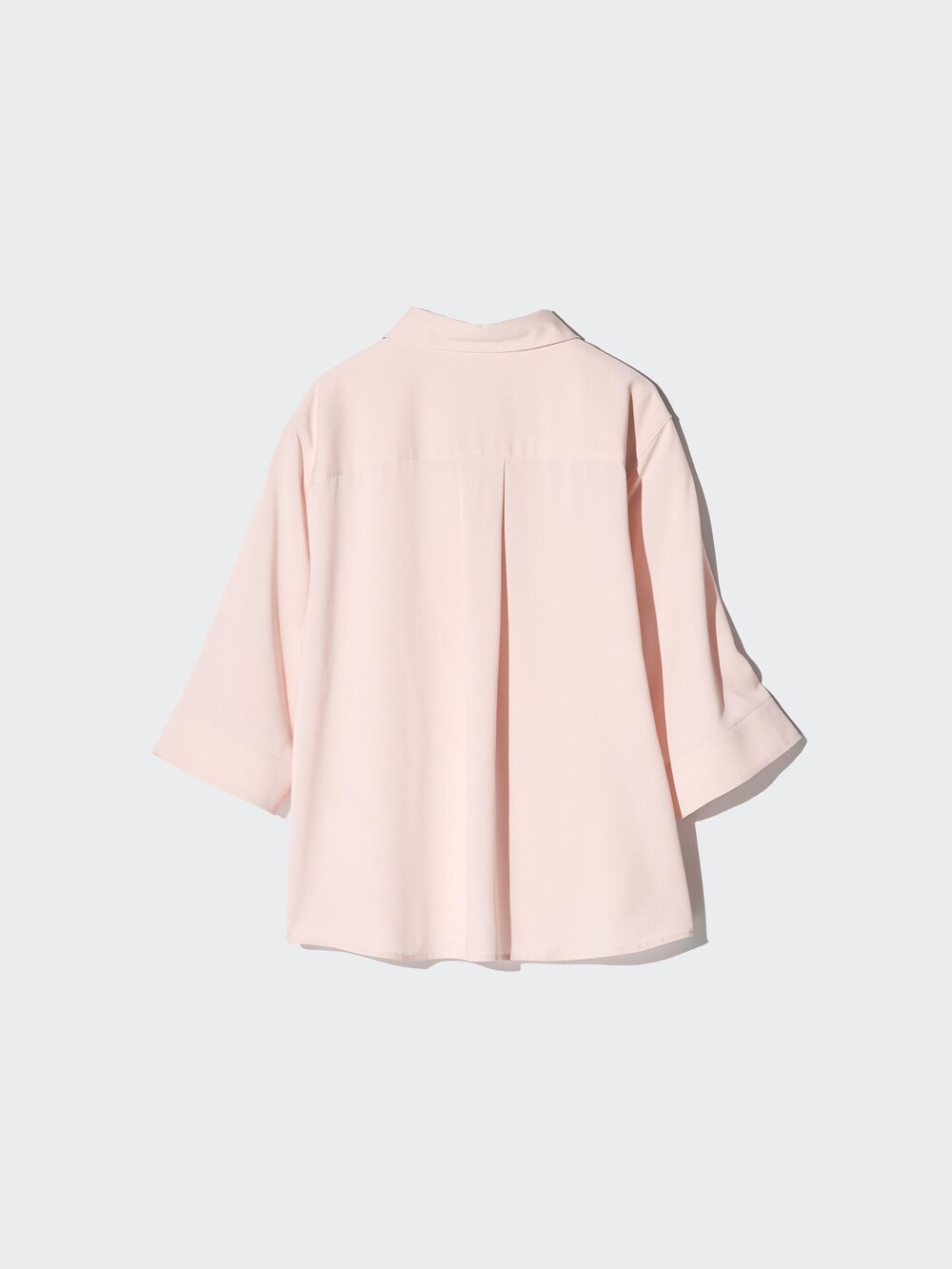 Uniqlo Rayon Skipper Blouse | Collar 3/4 Sleeve — фото 3