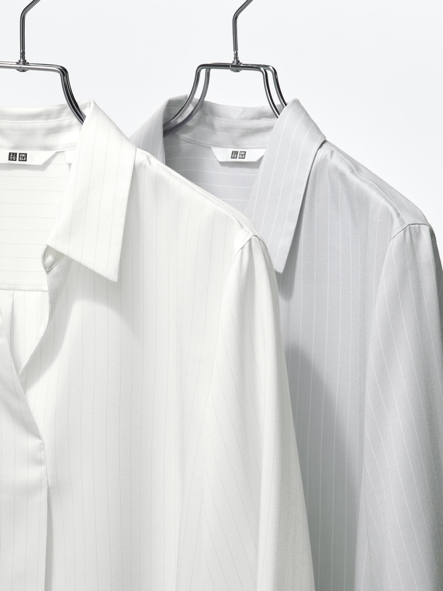 Rayon Skipper Collar Blouse | 3/4 Sleeve | Striped - thumbnail 4