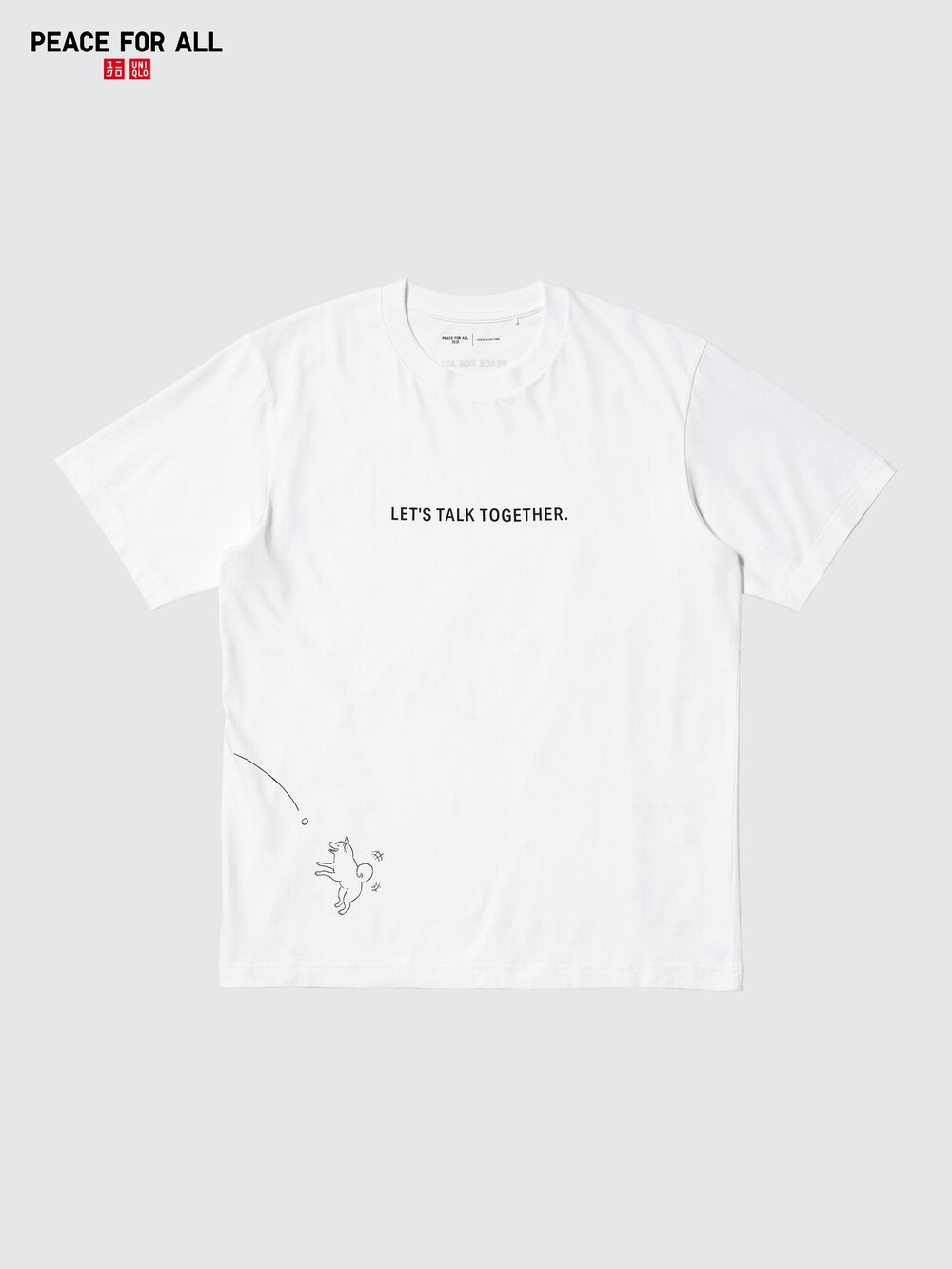 Uniqlo PEACE FOR ALL Graphic T-Shirt | Hideki Kuriyama — фото 4