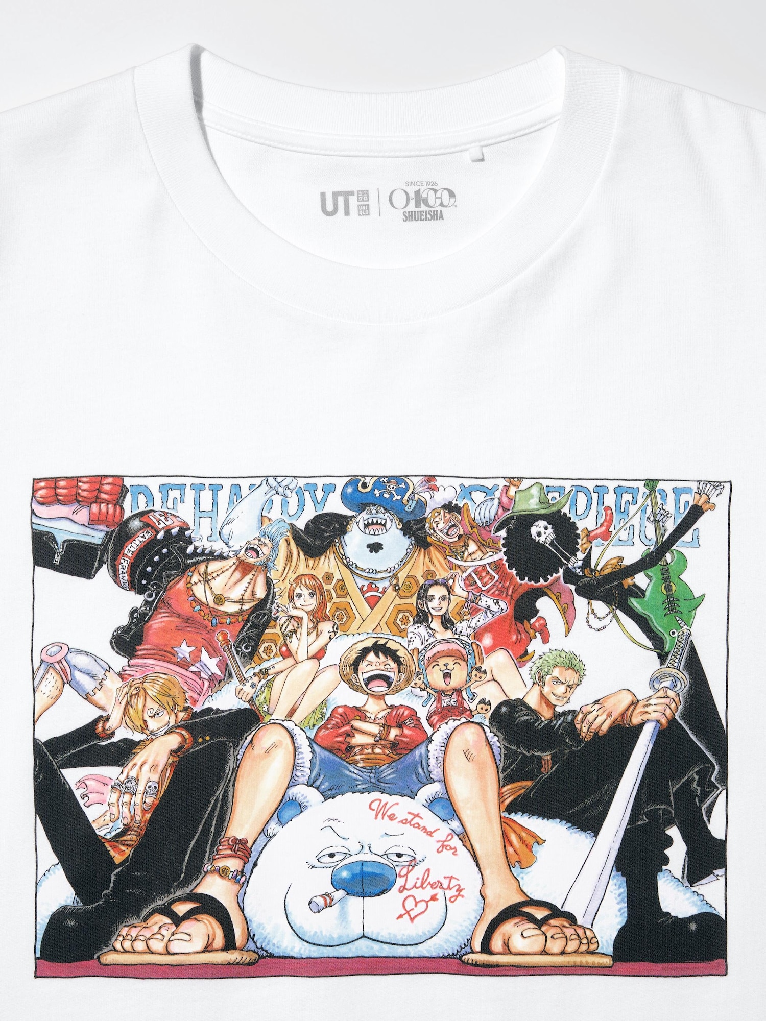 Unisex MANGA UT SHUEISHA 100th UT Graphic T-Shirt | ONE PIECE