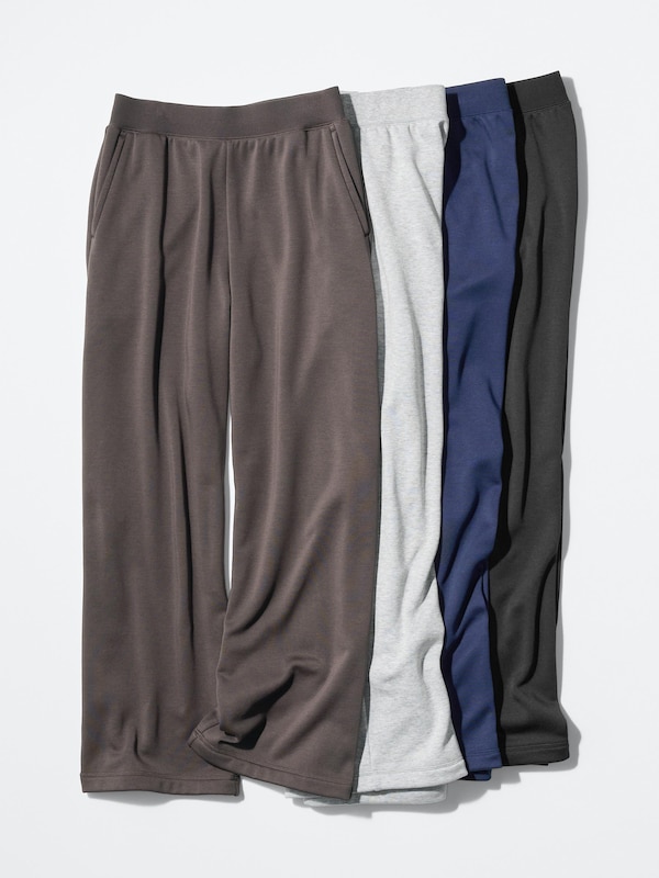 Warm Pile Lined Wide Sweatpants