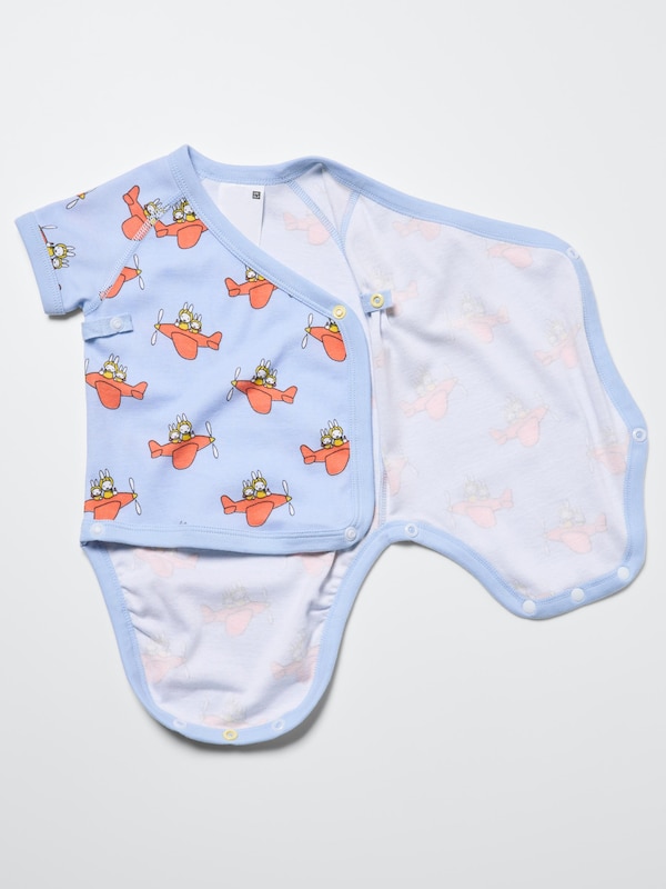 Baby The Picture Book Collection Bodysuit Short Sleeve | Open Front | miffy