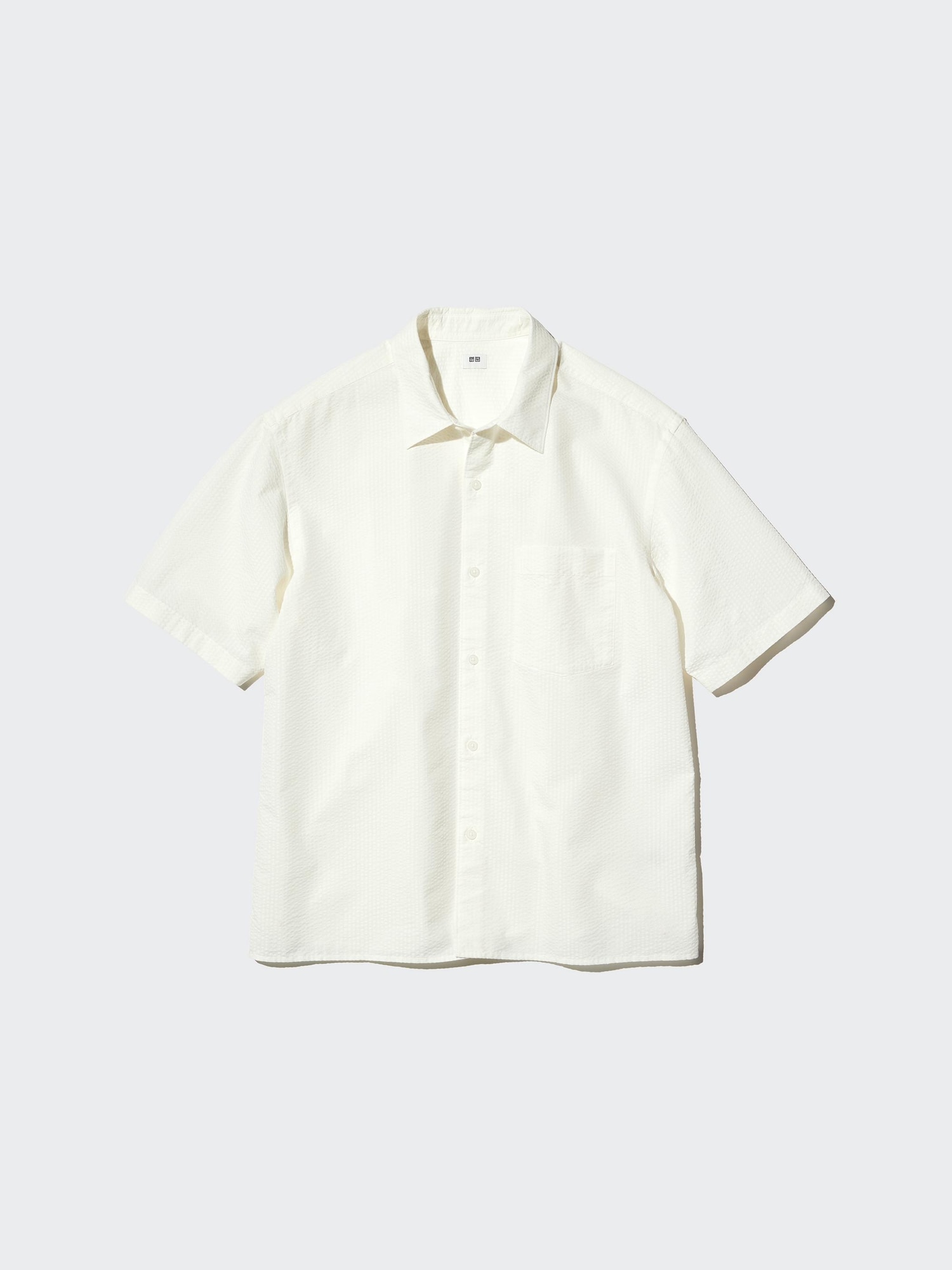 Unisex Seersucker Shirt | Short Sleeve | UNIQLO US