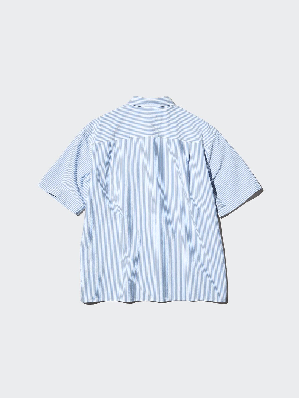 Uniqlo Seersucker Shirt | Short Sleeve | Striped — фото 4