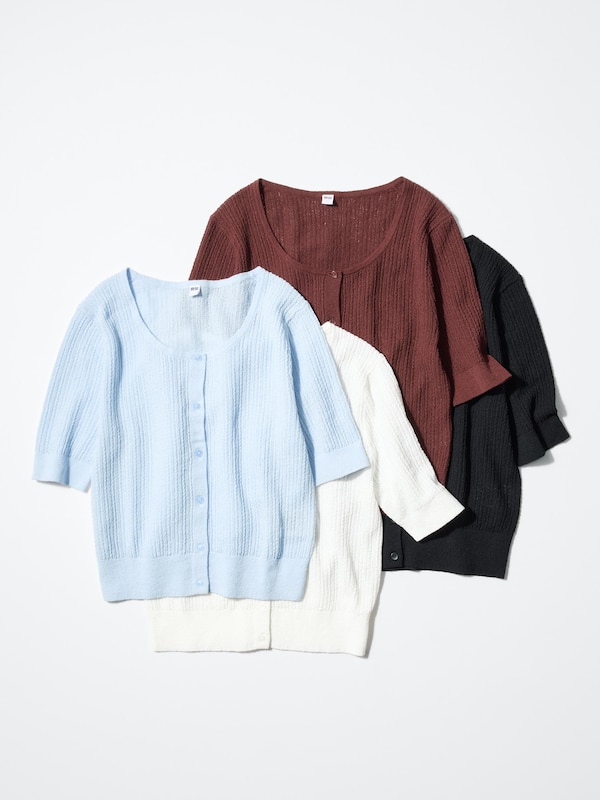 Sheer Lace Cardigan | Short Sleeve