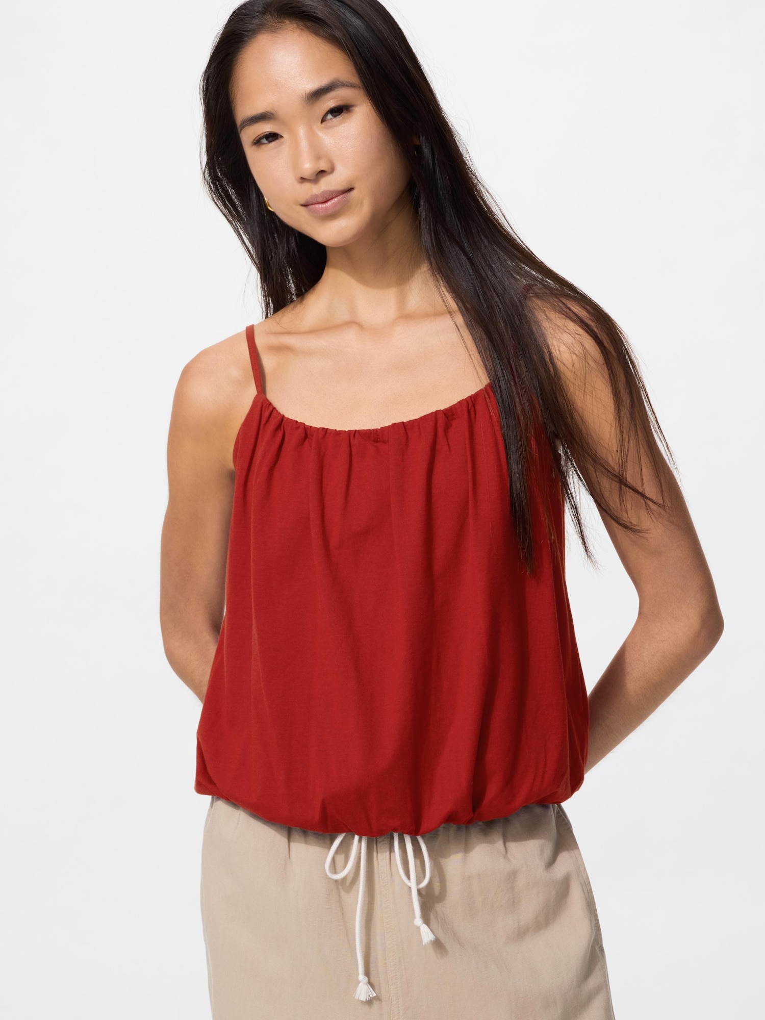 UNIQLO Women's Balloon Gathered Camisole, 2