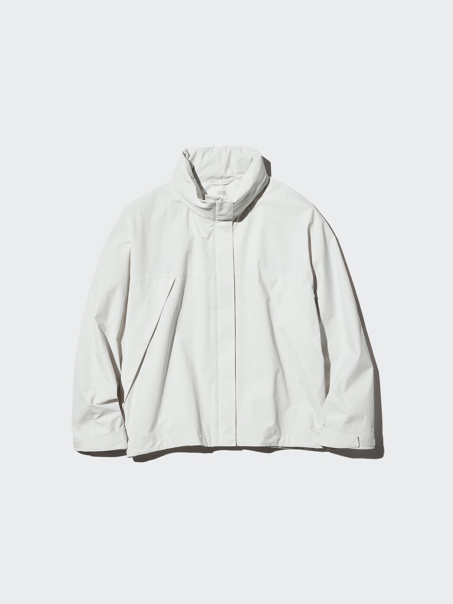 Ветрозащитная куртка-блузон Uniqlo со стойкой, цвет: Чёрный — фото 5