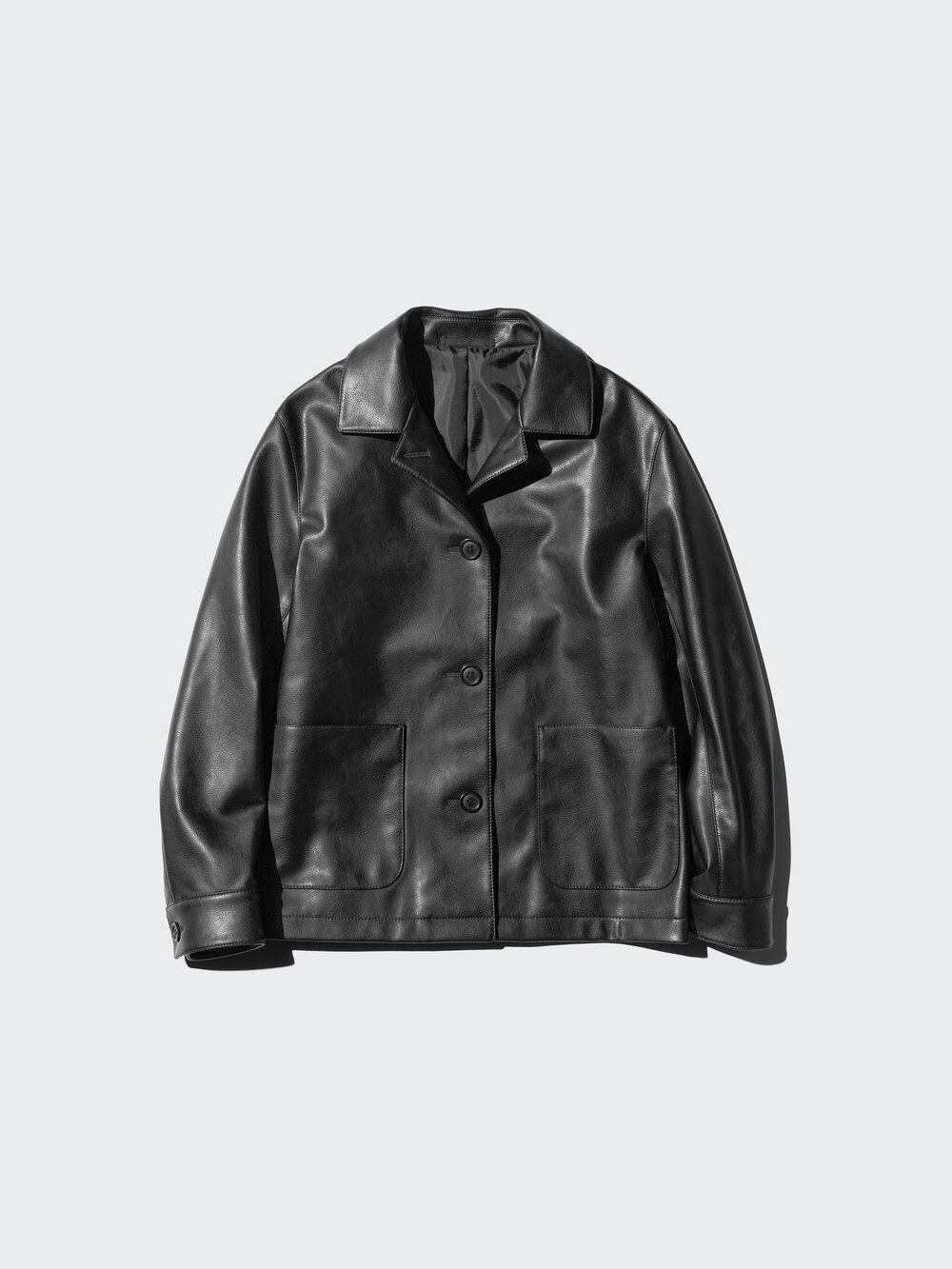 Женские куртки Uniqlo Coated Relaxed Shirt Jacket — фото 6