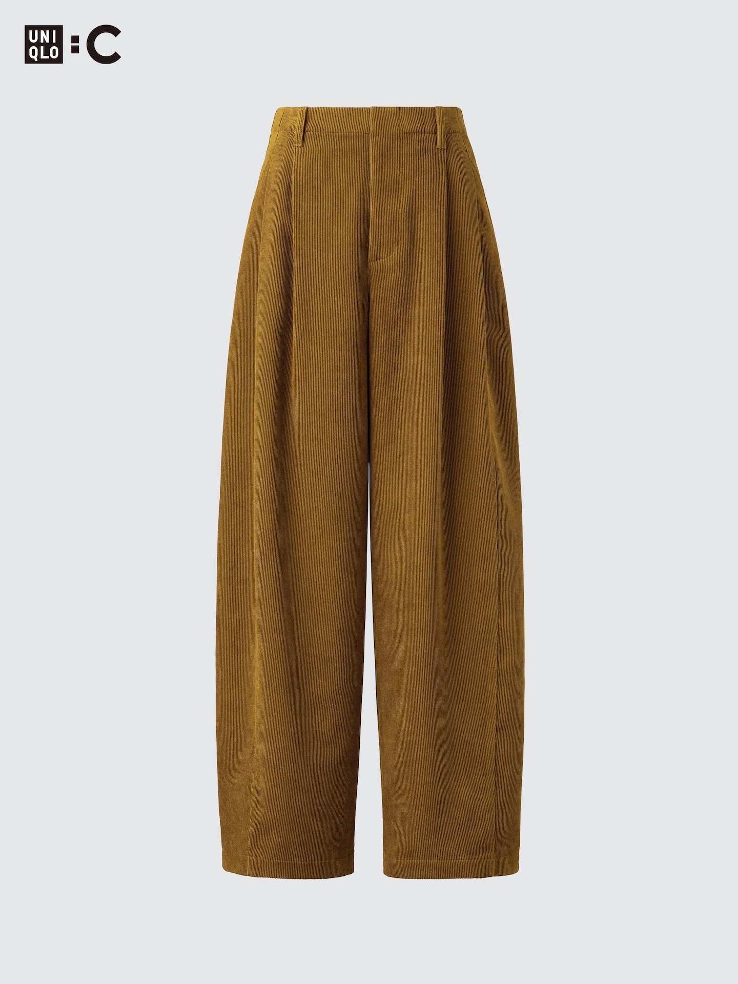 Брюки Uniqlo Corduroy Volume, цвет: Чёрный — фото 4