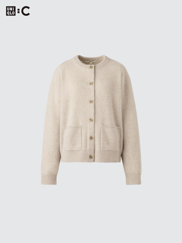 Fluffy 100% Cashmere Relaxed Cardigan