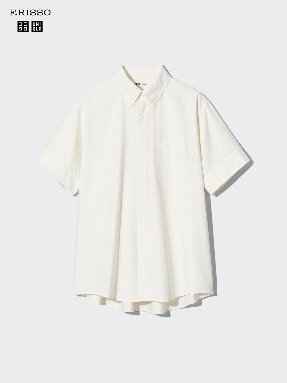 Uniqlo Oxford Oversized Shirt | Short Sleeve — фото 5