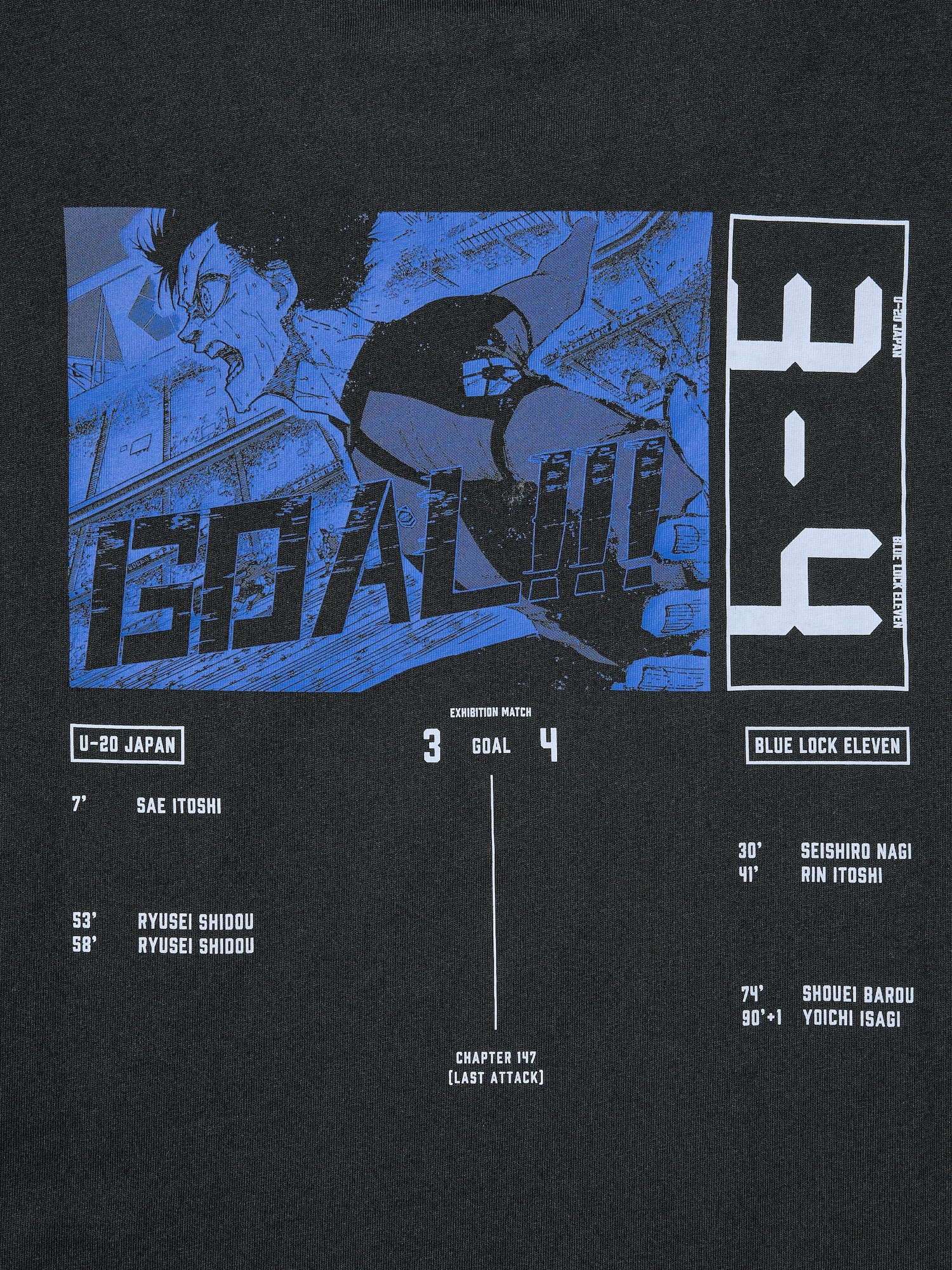 Unisex BLUE LOCK UT Graphic T-Shirt | UNIQLO CA