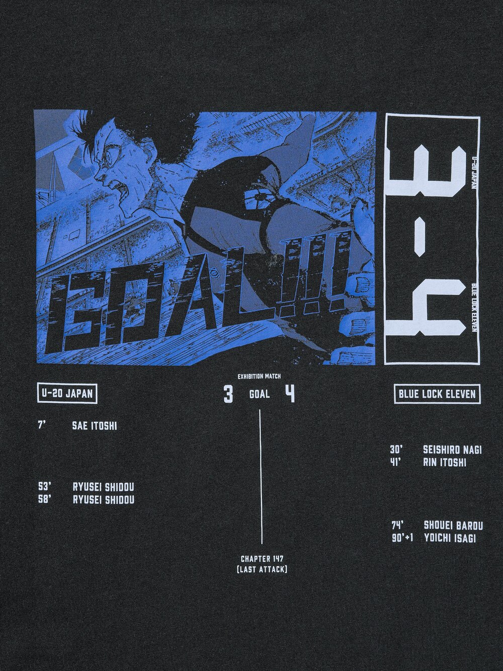Uniqlo BLUE LOCK UT Graphic T-Shirt — фото 8
