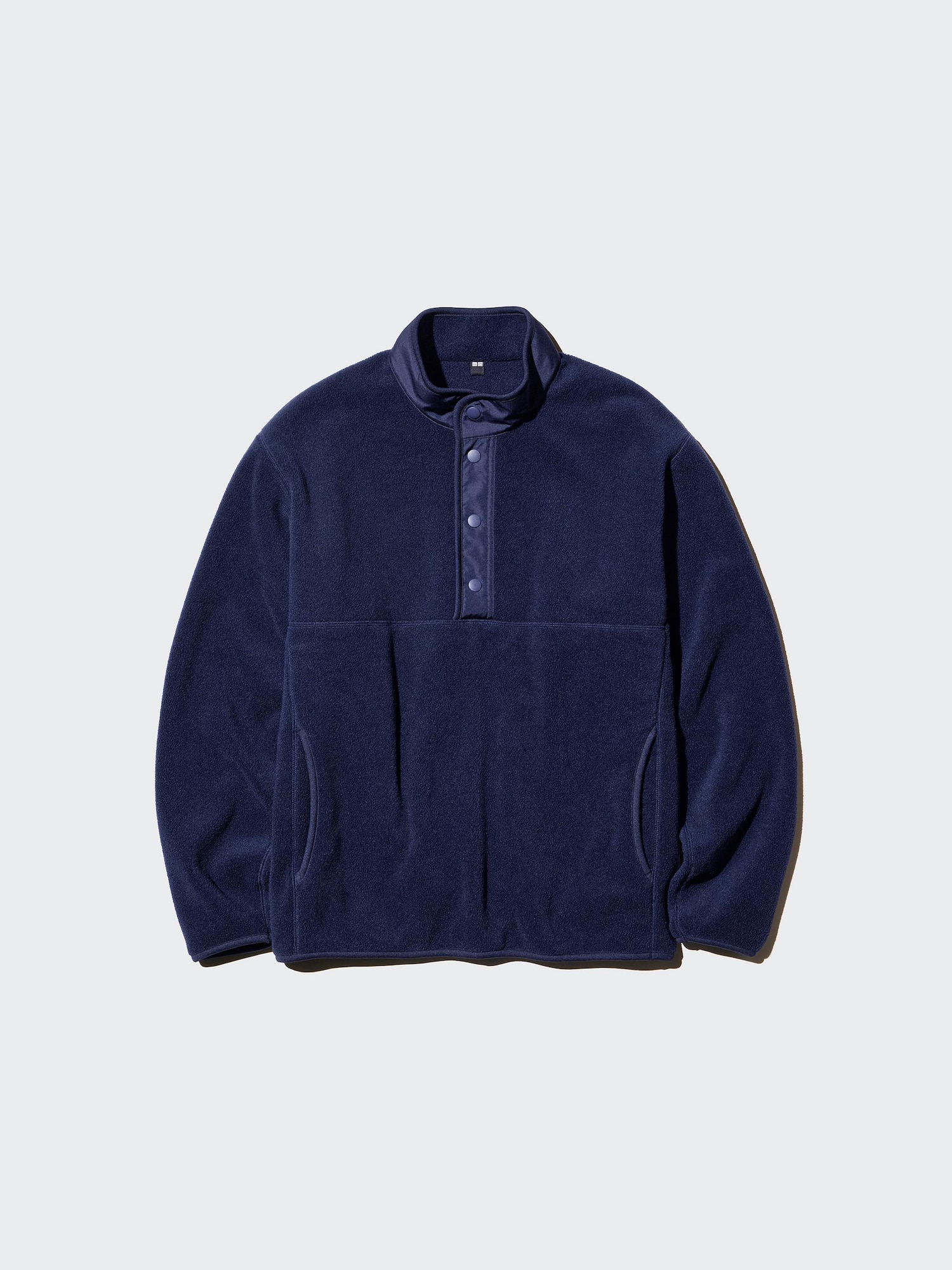 Fleece Button-Up Pullover