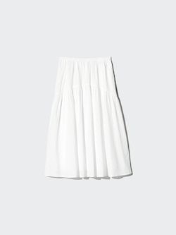 WOMEN NYLON GATHER SKIRT