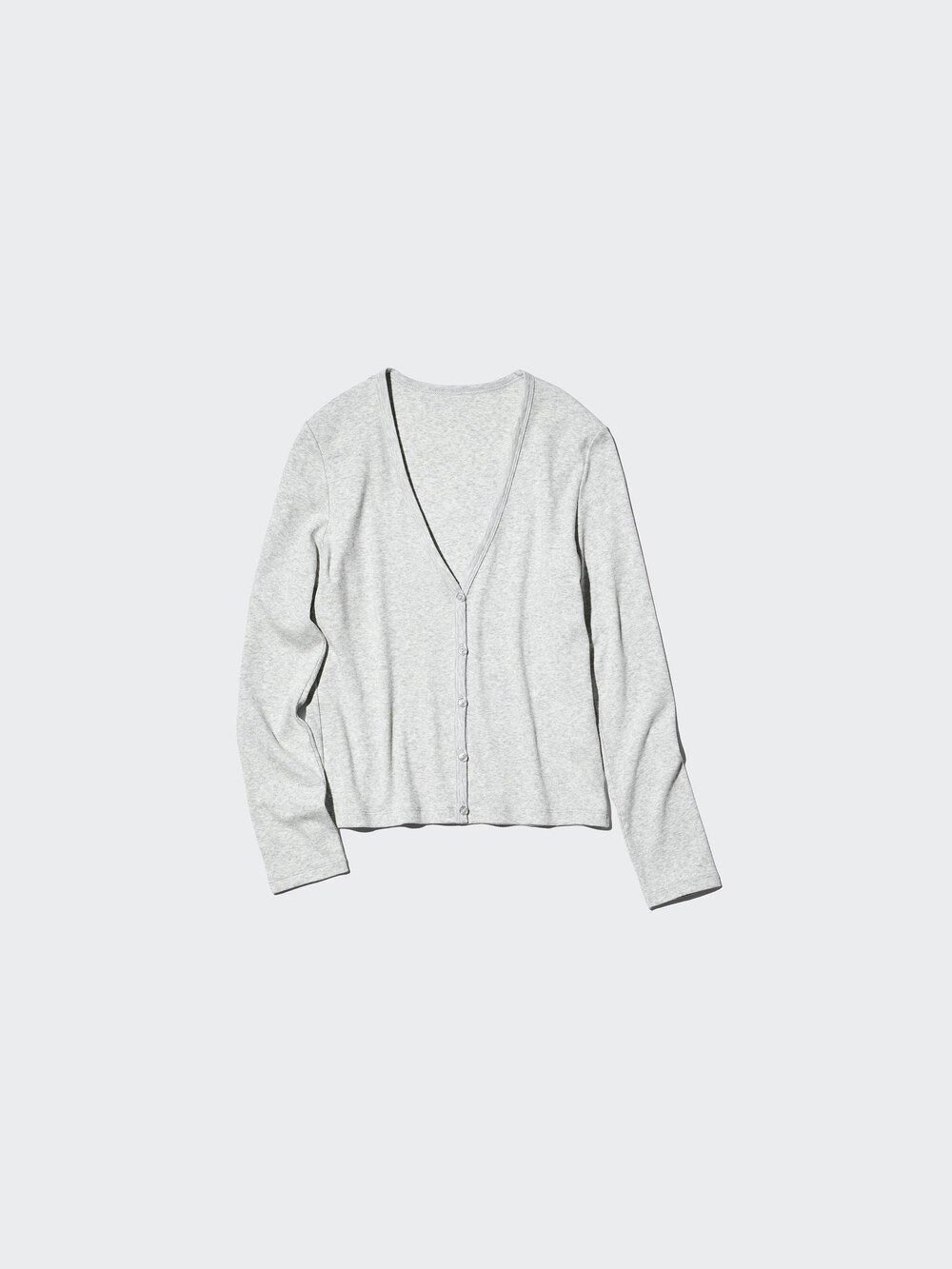 Uniqlo Ribbed V-Neck Cardigan — фото 4