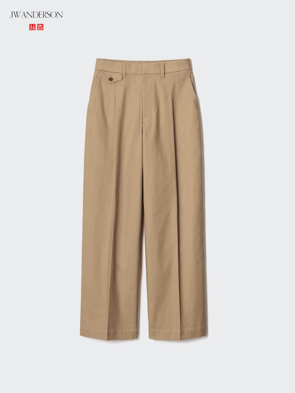 Pleated Chino Trousers