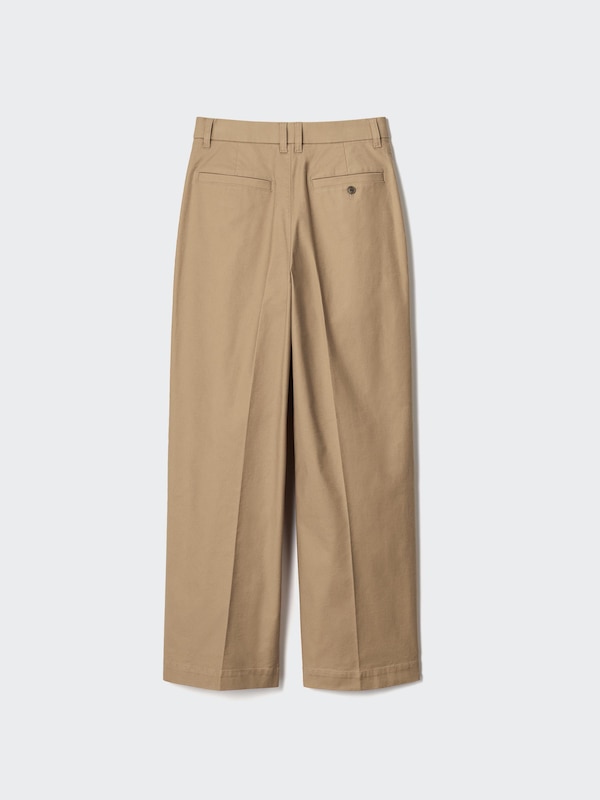 Pleated Chino Trousers