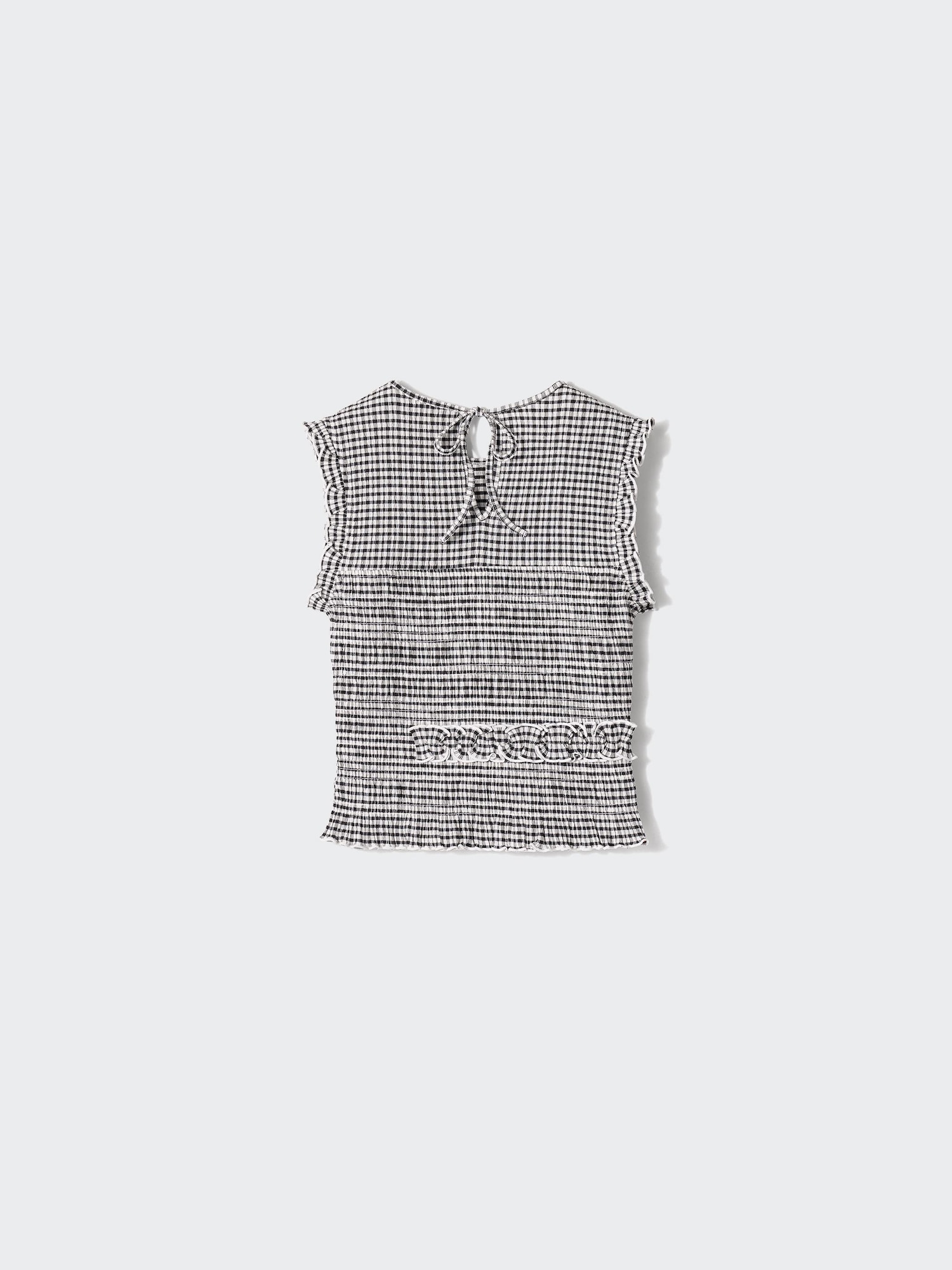Shirring Top | Sleeveless | Checked - thumbnail 7