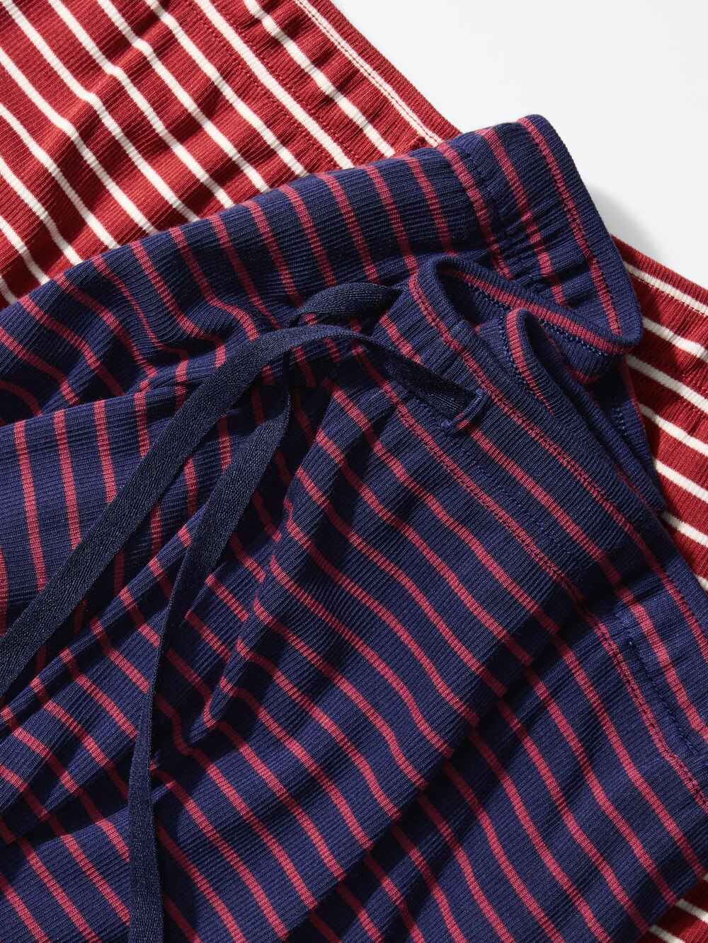 Uniqlo Ribbed Wide Easy Pants | Stripe — фото 4