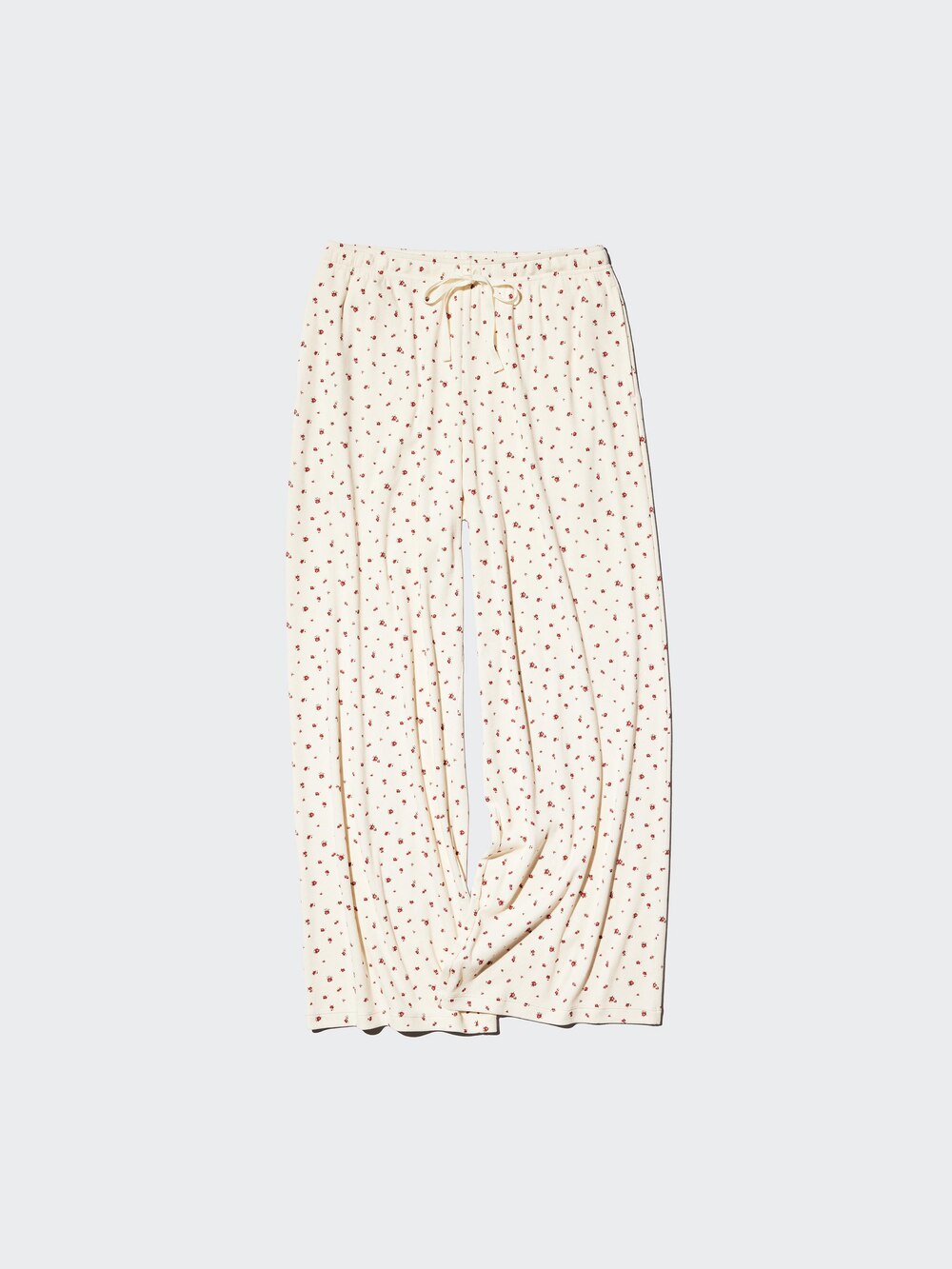 Uniqlo Ribbed Wide Easy Pants | Flower — фото 4