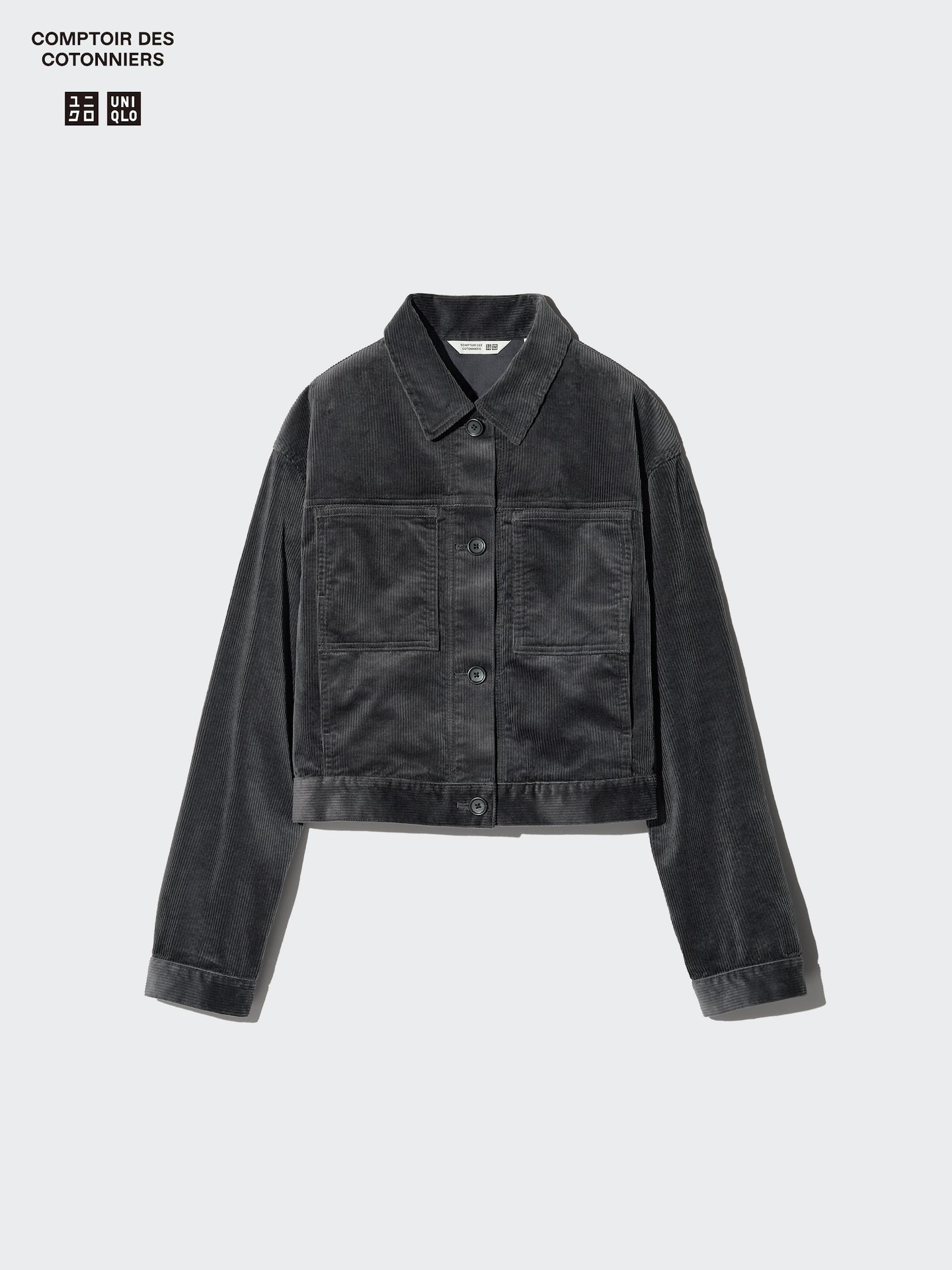 Женская куртка Uniqlo Corduroy Short, цвет: Синий — фото 5