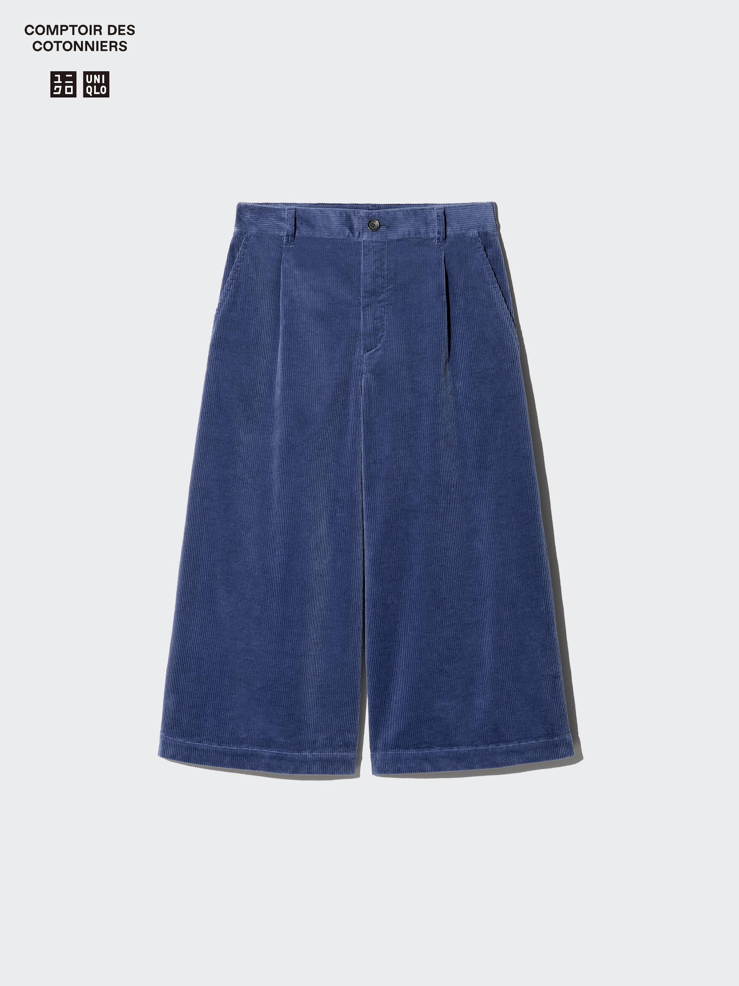 Женские вельветовые юбка-брюки Uniqlo, цвет: Тёмный коричневый — фото 3