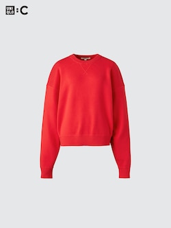 Smooth Cotton Crew Neck Sweater