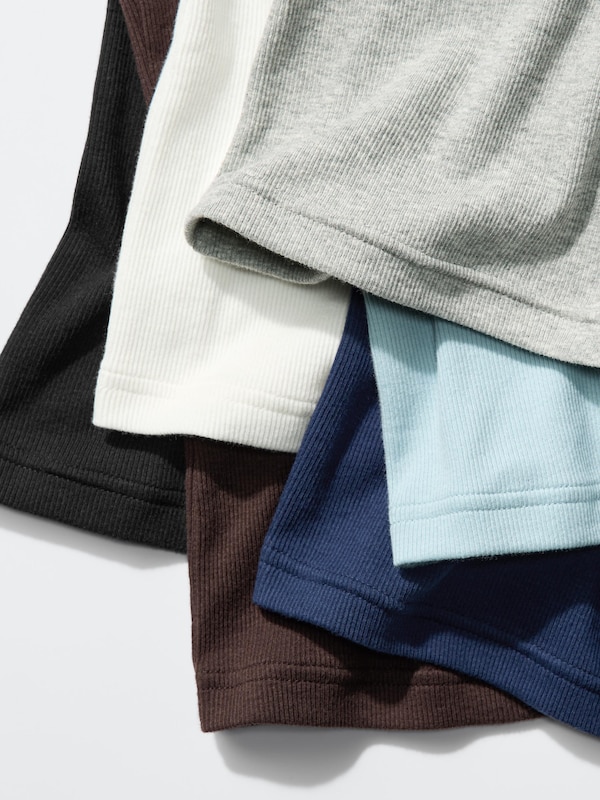 Hooded Ribbed T-Shirt