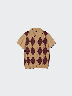 Merino Blend Polo Cardigan