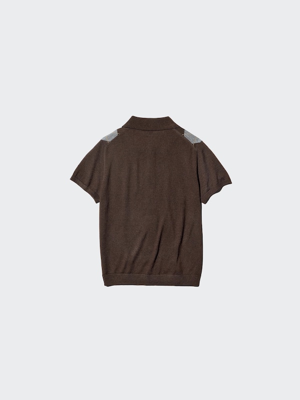 Merino Blend Polo Cardigan