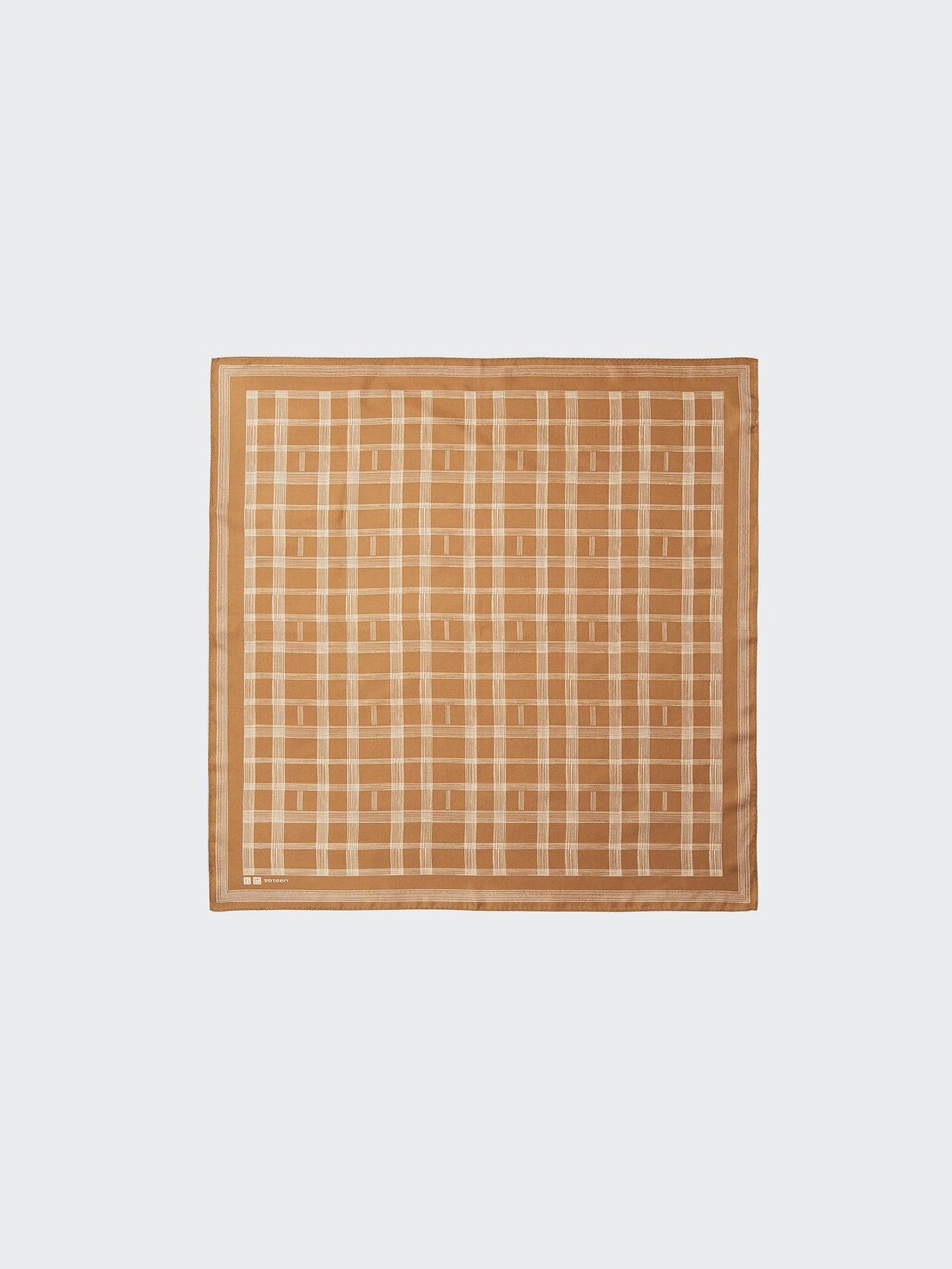 Женские аксессуары Uniqlo Silk Scarf | Check Printed — фото 5