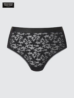 Micro Lace High Waist Briefs