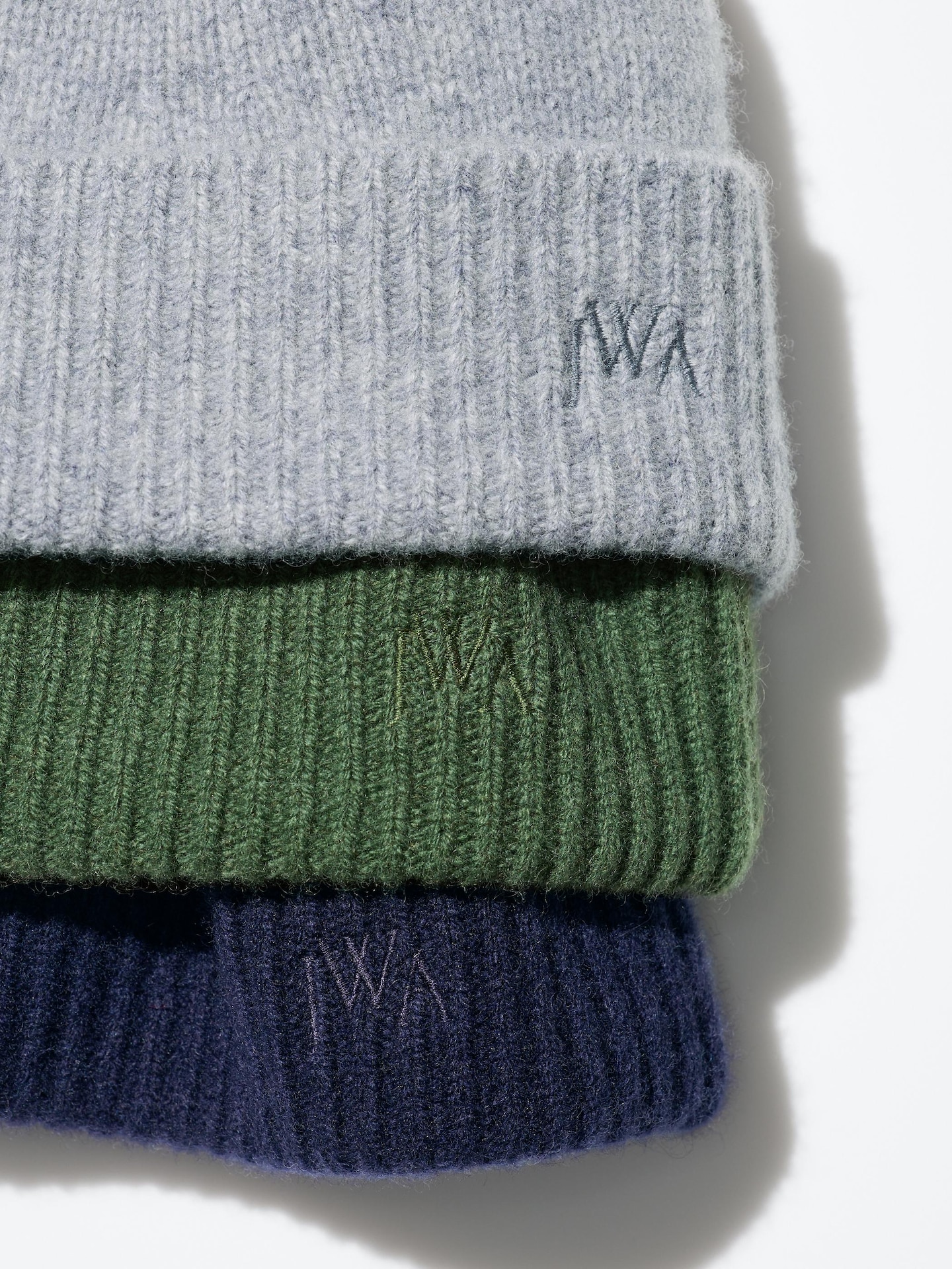Шапка Uniqlo Wool Cashmere Beanie, цвет: Серый — фото 5