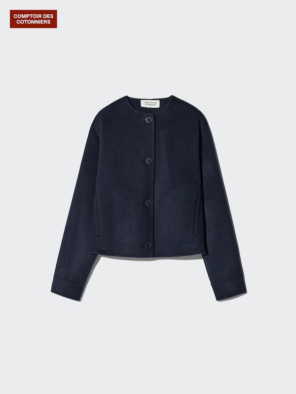 Double-Faced Wool Blend Blouson