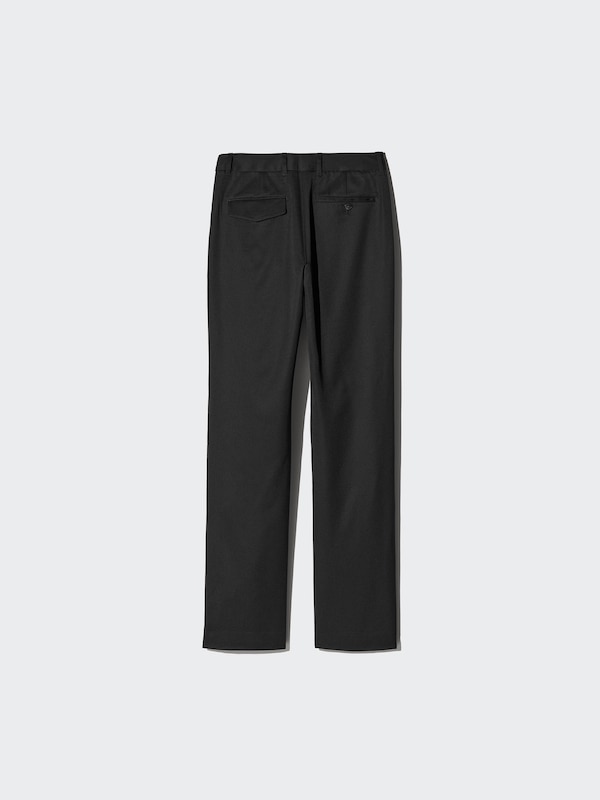 Pantalon droit en laine