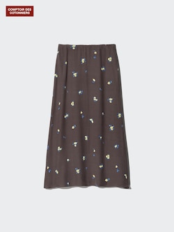 Rayon Midi Skirt (Printed)
