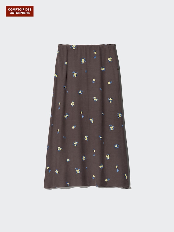 Rayon Midi Skirt (Printed)