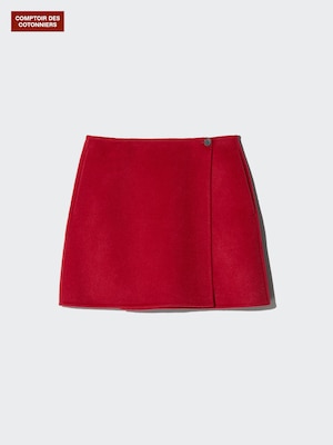 Wool Blend Mini Skirt