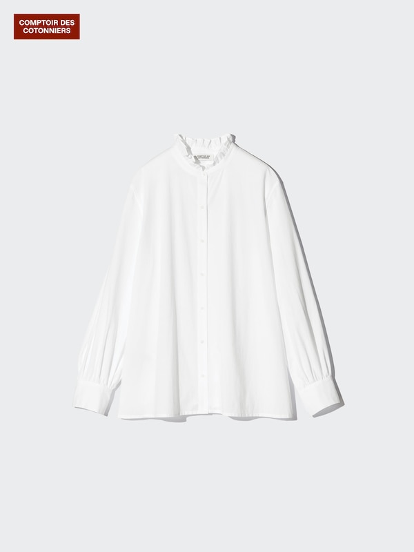 Cotton Frill Blouse