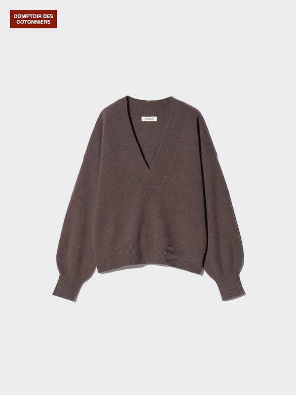 100% Cashmere V Neck Jumper