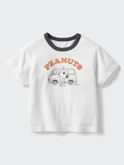PEANUTS AIRism Cotton UT Graphic T-Shirt