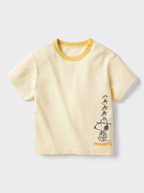PEANUTS AIRism Cotton UT Graphic T-Shirt