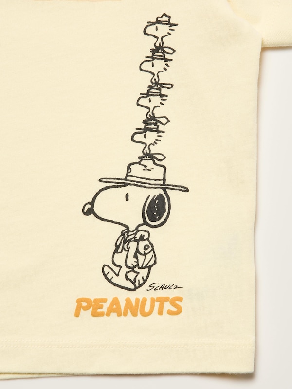 PEANUTS AIRism Cotton UT Graphic T-Shirt
