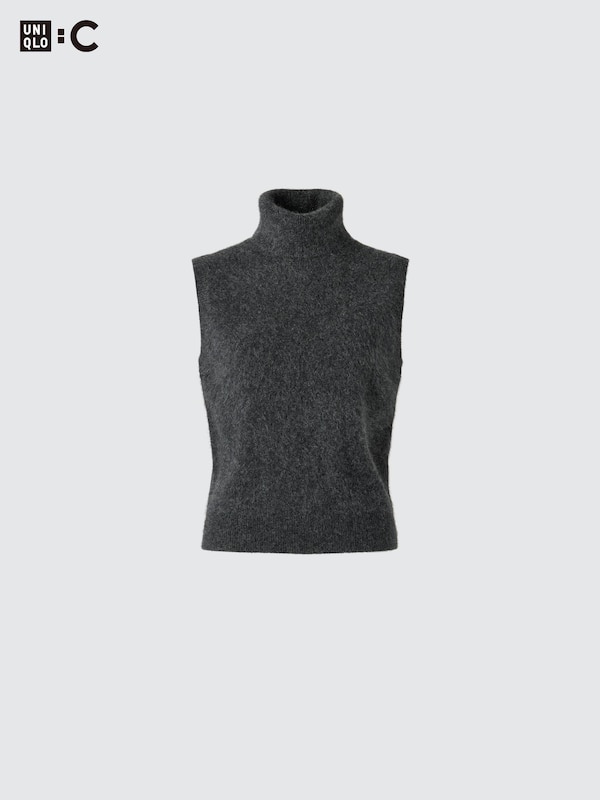 Fluffy 100% Cashmere Vest