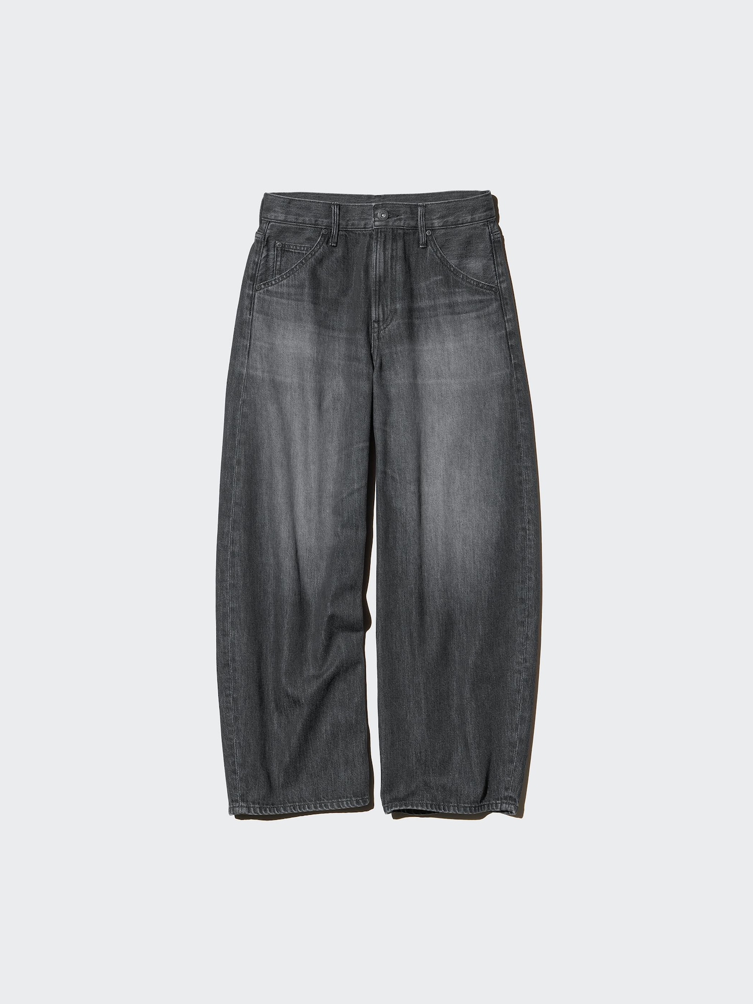 Baggy Kesim Balon Paça Jean (Kısa Boy)